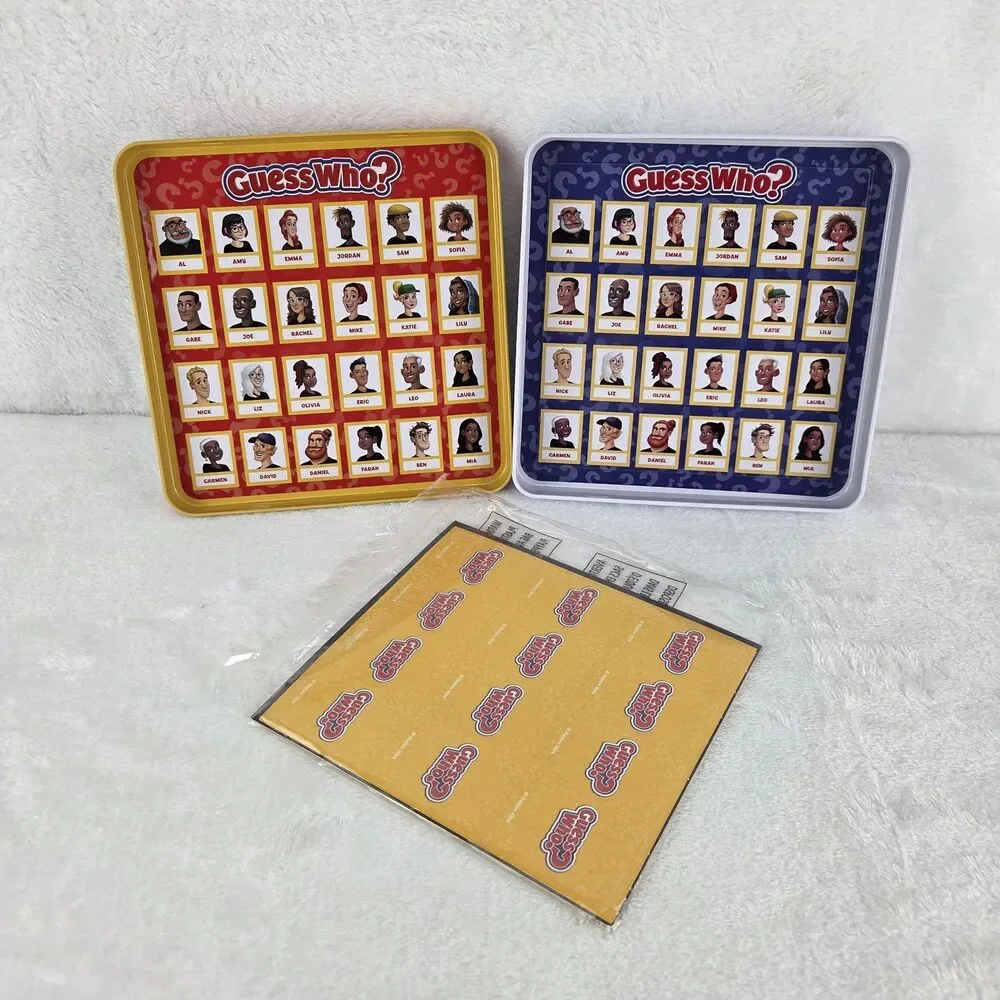 Guess Who Travel‎ Tin Game 2024 Magnetic Edition New Open Box Complete